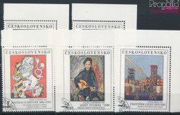 Delcampe - Tschechoslowakei 2889-2893 (kompl.Ausg.) Gestempelt 1986 Kunst (10805597 - Used Stamps