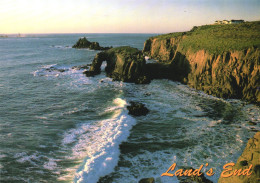 Delcampe - LAND'S END, COAST, WAVES, LANDSCAPE, POSTCARD, UNITED KINGDOM - Land's End