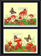 Delcampe - 81113 Maldives Mi BF N°341/342 TB Neuf ** MNH Champignons Mushrooms Funghi Pilze Papillons Butterflies 1995 - Farfalle