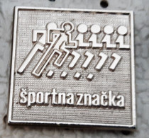 Delcampe - Athletic Cross Country Running Jogging Slovenia Pin - Athletics