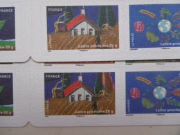 Delcampe - FRANCE   BC 526 * *   CARNET LE TIMBRE FETE LA TERRE AVEC VARIETE ARBRE EN FEU    NON PLIES   LA PAIRE - Commemoratives