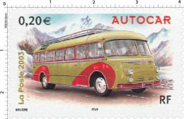 Delcampe - Timbre De 2003 - Utilitaires Et Grandes échelles Autocar  - N° 3609 - Ungebraucht