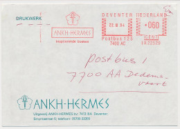 Delcampe - Meter Cover Netherlands 1984 Ankh Hermes - Cross - Snake - Deventer - Sonstige & Ohne Zuordnung