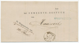 Delcampe - Naamstempel Grootebroek 1883 - Brieven En Documenten