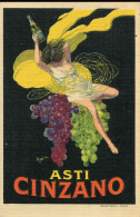 Delcampe - Pubblicità - Cartoncino Telato A Colori Pubblicitario Asti Cinzano - Marcophilia