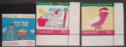 Delcampe - Australia Christmas 3 Stamps 1988 MNH - Ongebruikt