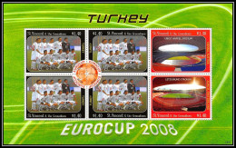 Delcampe - 81196 St Vincent Grenadines Eurocup 2008 Turquie Turkey TB Neuf ** MNH Football Soccer Ernst Happel Stadium - St.Vincent E Grenadine
