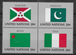 Delcampe - DRAPEAUX DE : BURUNDI - PAKISTAN - BENIN - ITALIE - Unused Stamps