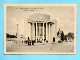 Delcampe - CP .EXPOSITION De BRUXELLES 1935 :  Grande Bretagne - Mostre Universali