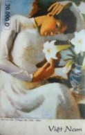 Delcampe - VIETNAM : C4 30.000d Girl And Flower ( Batch: 02101041813) USED - Vietnam