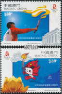Delcampe - Macau 1567-1568 (kompl.Ausg.) Postfrisch 2008 Olympischer Fackellauf - Ungebraucht