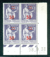 Delcampe - Lot 9223 France Coin Daté N°478 (**) - 1930-1939