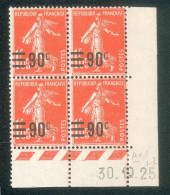 Delcampe - Lot Z025 France Coin Daté Semeuses N°227 (**) - 1930-1939