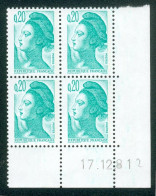 Delcampe - Lot B304 France Coin Daté Liberté N°2181 (**) - 1980-1989