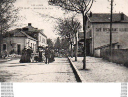 Delcampe - 3V5Rb   05 Gap Avenue De La Gare Café Restaurant Allard - Gap