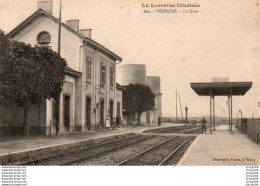 Delcampe - 4V5Jm  54 Vezelise La Gare Cachet Au Verso - Vezelise