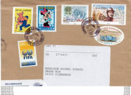 Delcampe - 4V5Cr    Enveloppe Timbrée Timbre Oblitération Cachet Timbres Divers - 1961-....