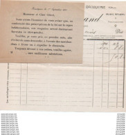 Delcampe - 1V5 Bc  Facture Et Mandat J. B. Armand épicerie Droguerie Mercerie Forcalquier à épicerie Gayde Les Mées 1910 - 1900 – 1949