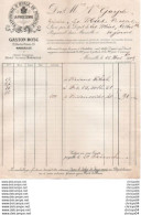 Delcampe - 1V5 Bc   Facture Et Mandat La Phocéenne Pétrole G. Bosc 25 Rue Des Princes Marseille à épicerie Gayde Les Mées 1909 - 1900 – 1949