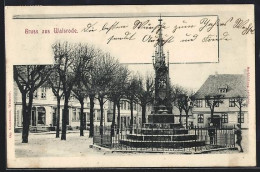 Delcampe - AK Walsrode, Hindenburgplatz Mit Kirchstrasse - Walsrode