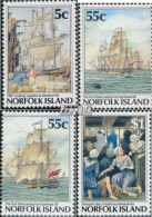 Delcampe - Norfolk-Insel 417-420 (kompl.Ausg.) Postfrisch 1987 Kolonisation Norfolk Inseln - Norfolk Eiland