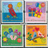 Delcampe - Hongkong 1464-1467 (kompl.Ausg.) Postfrisch 2007 Grußmarken - Unused Stamps