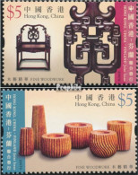 Delcampe - Hongkong 1462-1463 (kompl.Ausg.) Postfrisch 2007 Kunsthandwerk - Unused Stamps