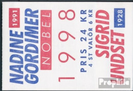 Delcampe - Schweden MH246 (kompl.Ausg.) Postfrisch 1998 Nobelpreisträger - Ongebruikt