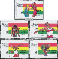 Delcampe - Ghana 1231-1235 (kompl.Ausg.) Postfrisch 1989 Olympia - Ghana (1957-...)