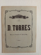 Delcampe - Cc73,spartito Musicale,D. Torres,missa In Honorem S.jacobi Maj,coro A Due Voci - Noten & Partituren