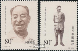 Delcampe - Volksrepublik China 3396-3397 (kompl.Ausg.) Postfrisch 2002 Peng Zhen - Ongebruikt