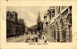 Delcampe - CPA Oxford Oxfordshire England, High Street, Gebäude, Straßenansicht - Altri & Non Classificati