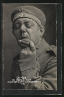 Delcampe - AK Dier Hias, Ein Feldgraues Spiel Zu Gunsten Des Kriegsliebesdienstes -Allisi, Soldat Mit Zigarre - Sonstige & Ohne Zuordnung