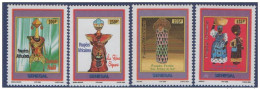 Delcampe - Sénégal 2006 Poupées Africaines Afrikanische Puppen African Dolls 4 Val. RARE MNH - Senegal (1960-...)