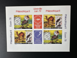 Delcampe - Mali 1979 Mi. 680 - 681 épreuve De Luxe Proof Philexafrique II Libreville Camel Oiseau Bird Vogel Fauna Desert Wildlife - Gemeinschaftsausgaben