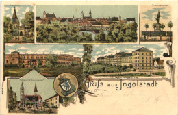 Delcampe - Gruss Aus Ingolstadt - Litho - Ingolstadt