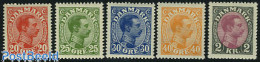 Delcampe - Denmark 1925 Definitives 5v, Mint NH - Unused Stamps