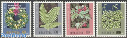 Delcampe - Switzerland 1993 Pro Juventute 4v, Mint NH, Nature - Flowers & Plants - Unused Stamps