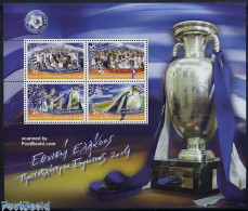 Delcampe - Greece 2004 Eur. Football Champion S/s, Mint NH, Sport - Football - Nuovi