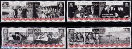 Delcampe - Isle Of Man 2005 Memories Of 1945 4x2v [:], Mint NH, History - Churchill - Kings & Queens (Royalty) - World War II - Sir Winston Churchill