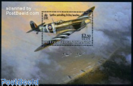 Delcampe - Virgin Islands 2008 90 Years Royal Air Force S/s, Mint NH, History - Transport - World War II - Aircraft & Aviation - 2. Weltkrieg