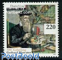 Delcampe - Germany, Federal Republic 2012 Gerhard Mercator 500th Birth Anniversary 1v, Mint NH, Various - Globes - Maps - Ongebruikt