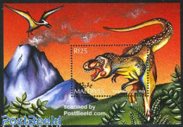 Delcampe - Maldives 1997 Preh. Animals S/s, Tyrannosaurus Rex, Mint NH, Nature - Prehistoric Animals - Vor- U. Frühgeschichte