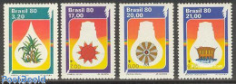 Delcampe - Brazil 1980 Alternative Energy 4v, Mint NH, Science - Energy - Ungebraucht