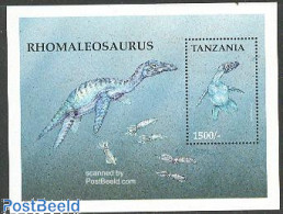 Delcampe - Tanzania 1999 Rhomaleosaurus S/s, Mint NH, Nature - Prehistoric Animals - Vor- U. Frühgeschichte