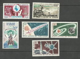 Delcampe - Sénégal Poste Aérienne N°42, 47 à 51 Neufs Avec Charnière* Cote 9.95€ - Senegal (1960-...)