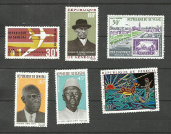 Delcampe - Sénégal Poste Aérienne N°53, 63, 73, 75, 76, 78 Neufs Avec Charnière* Cote 9.45€ - Senegal (1960-...)