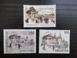 Delcampe - 2579 'Simenon' - Met Franse En Griekse Zegel! - Unused Stamps