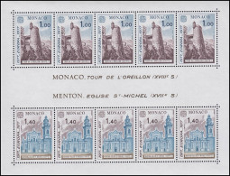Delcampe - Monaco Block 11 Europaunion: Landschaften 1977 ** / MNH - Andere & Zonder Classificatie