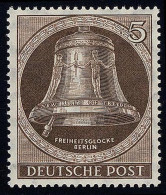 Delcampe - 75 Glocke I (Klöppel Links) 5 Pf Postfrisch ** - Ungebraucht